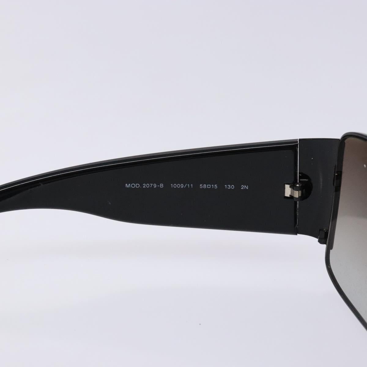 VERSACE Sunglasses Plastic Black Auth BA5372