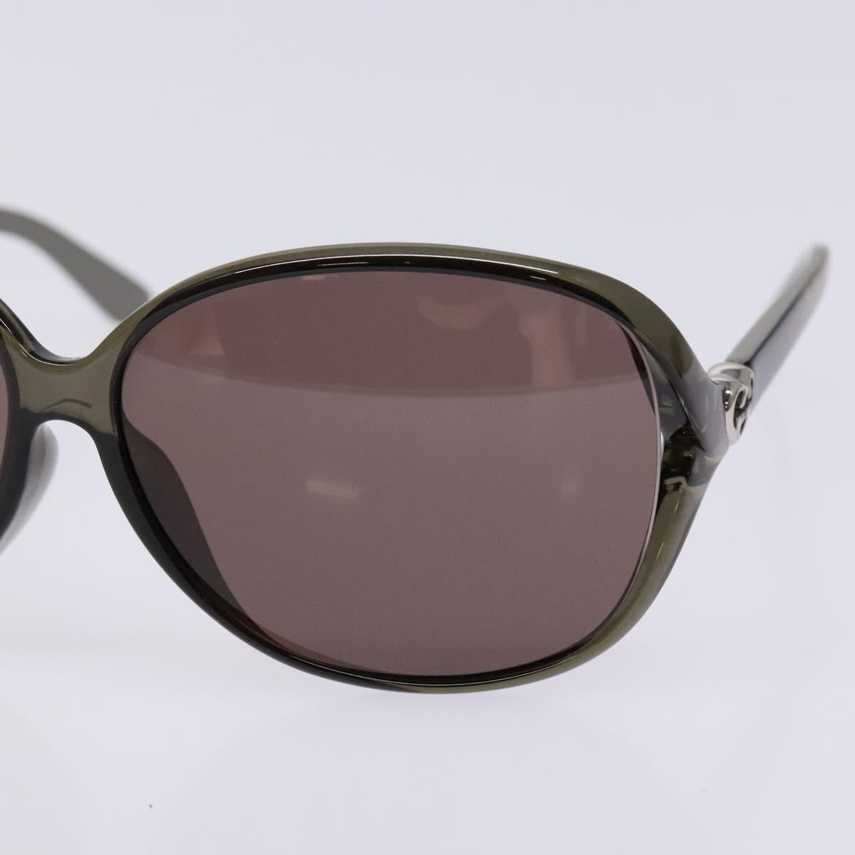 GUCCI Sunglasses Plastic Brown Auth BA5374