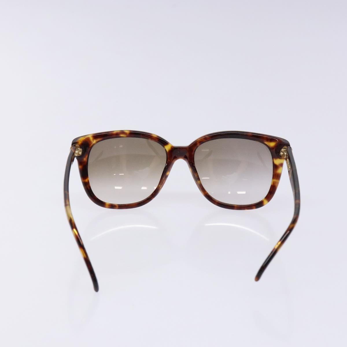 GUCCI Sunglasses Plastic Brown Auth BA5382