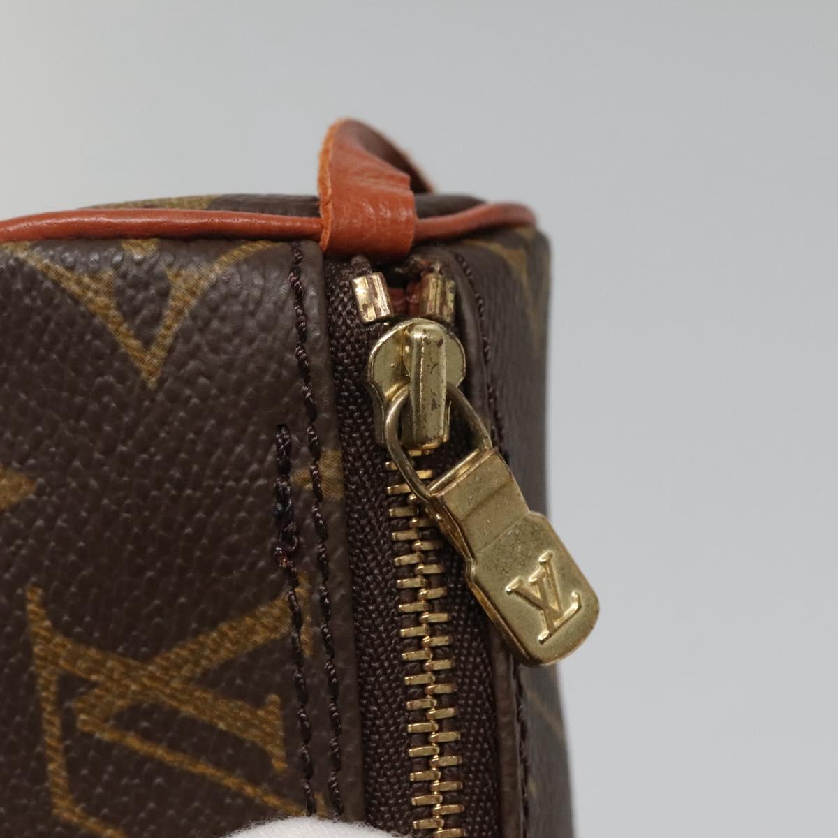LOUIS VUITTON Monogram Papillon Pouch LV Auth BA5397