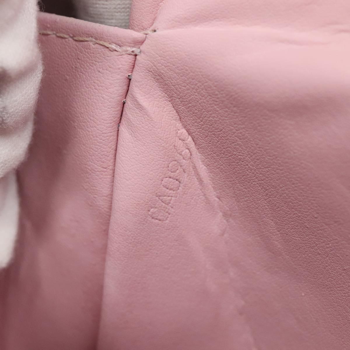 LOUIS VUITTON Monogram Vernis Columbus Bag Marshmallow Pink M91032 Auth BA5406