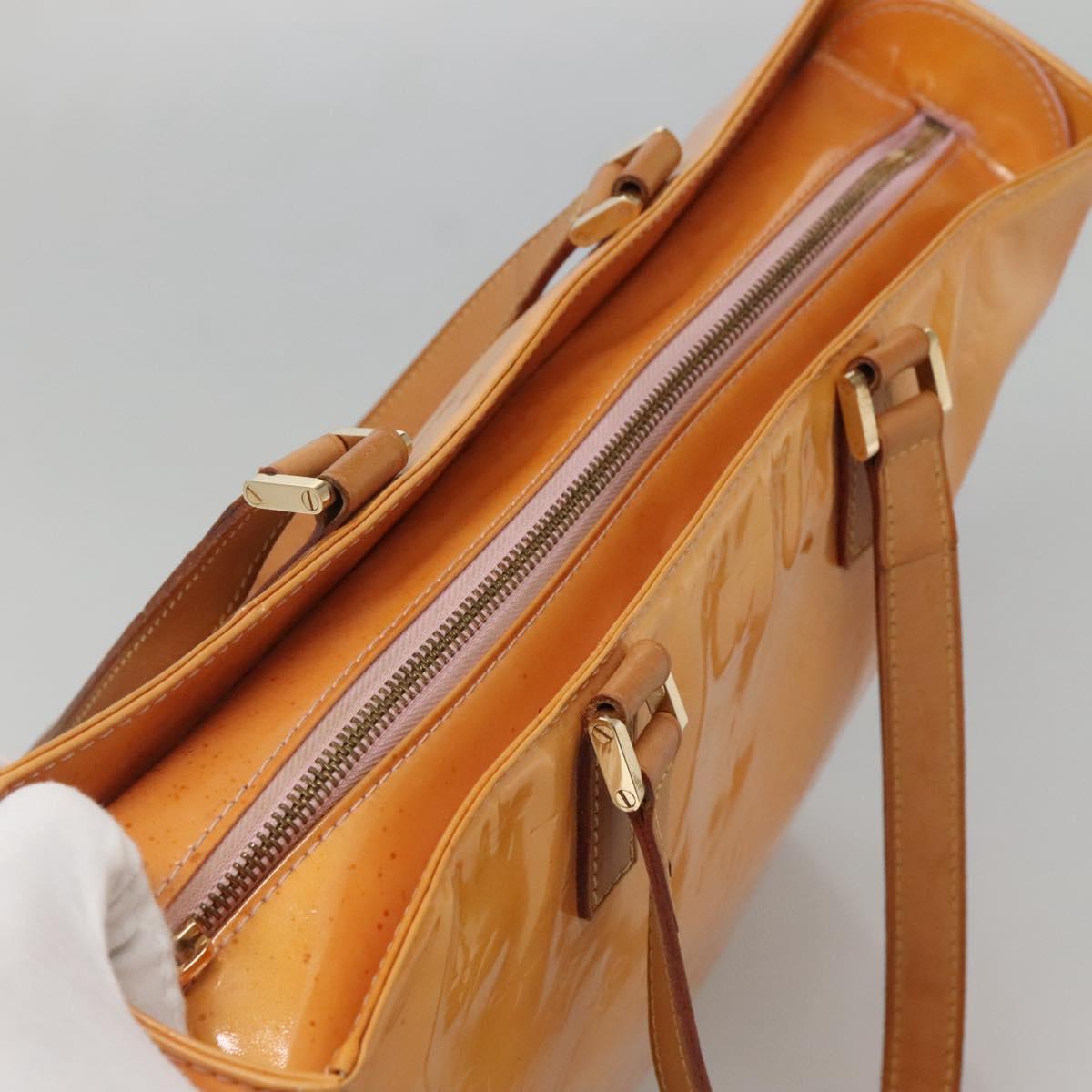 LOUIS VUITTON Monogram Vernis Columbus Bag Marshmallow Pink M91032 Auth BA5406