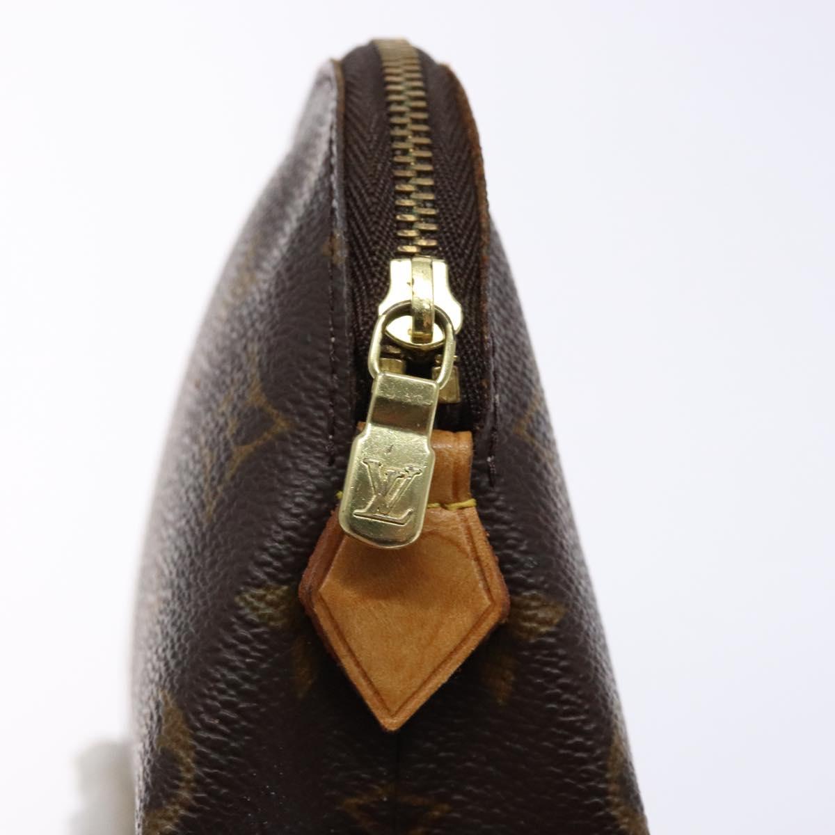 LOUIS VUITTON Monogram Pochette Cosmetic PM Pouch M43998 LV Auth BA5411