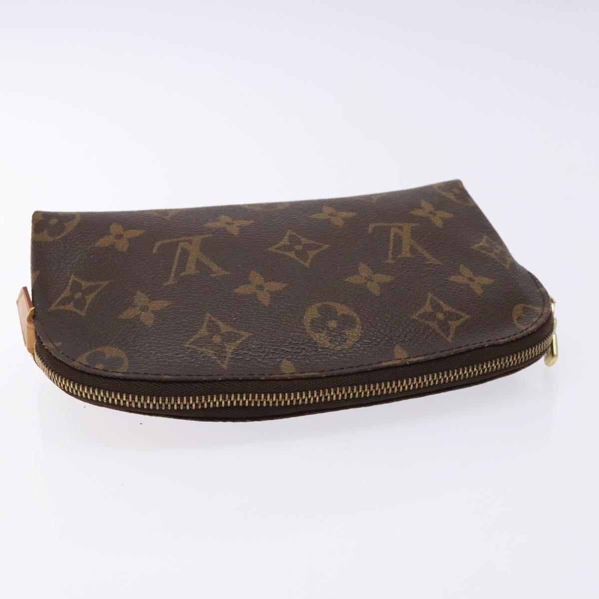 LOUIS VUITTON Monogram Pochette Cosmetic PM Pouch M43998 LV Auth BA5411