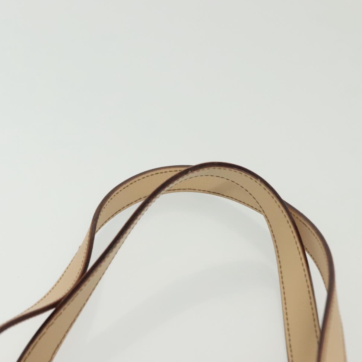 Salvatore Ferragamo Tote Bag Vinyl Brown Auth BA5417