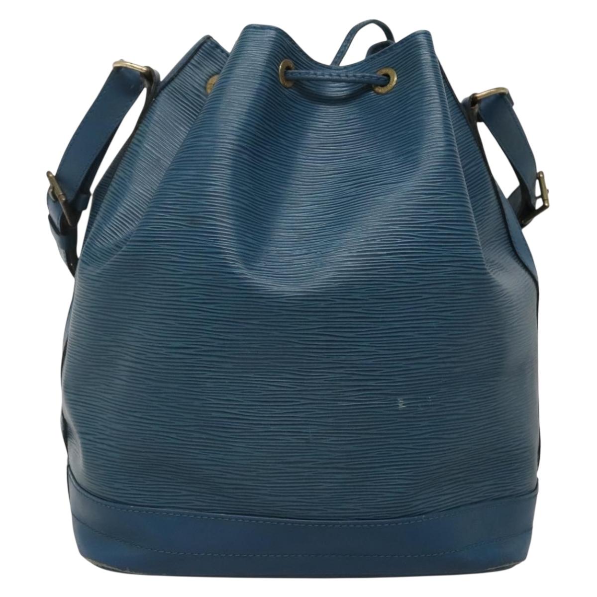 LOUIS VUITTON Epi Noe Shoulder Bag Toledo Blue M44005 LV Auth BA5424