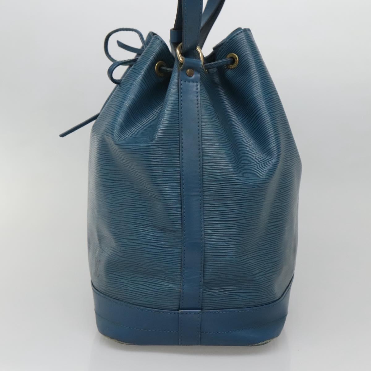 LOUIS VUITTON Epi Noe Shoulder Bag Toledo Blue M44005 LV Auth BA5424