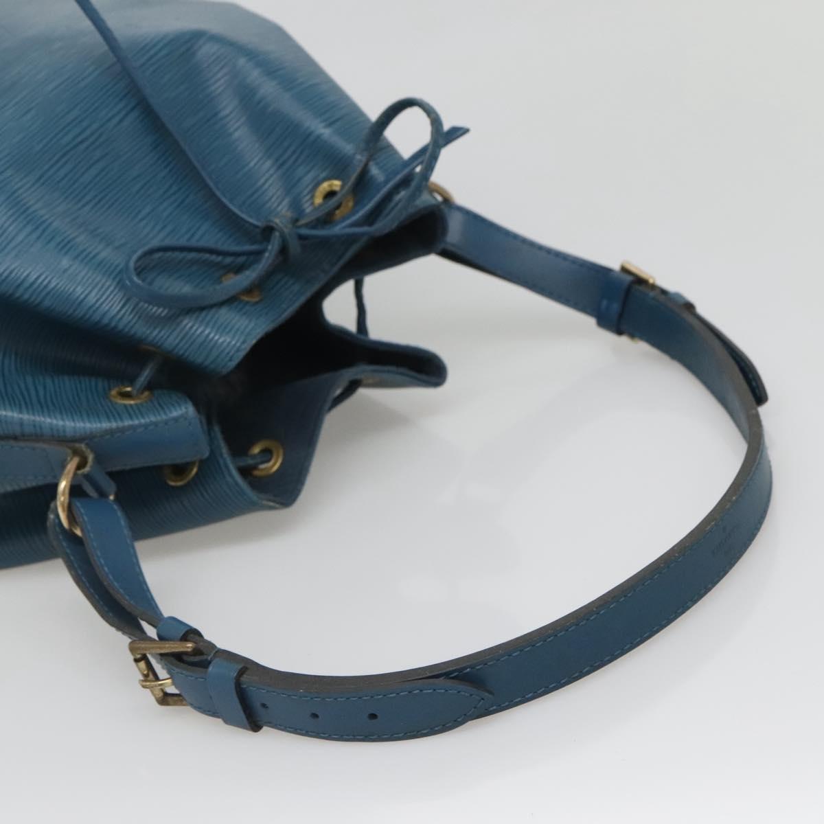 LOUIS VUITTON Epi Noe Shoulder Bag Toledo Blue M44005 LV Auth BA5424