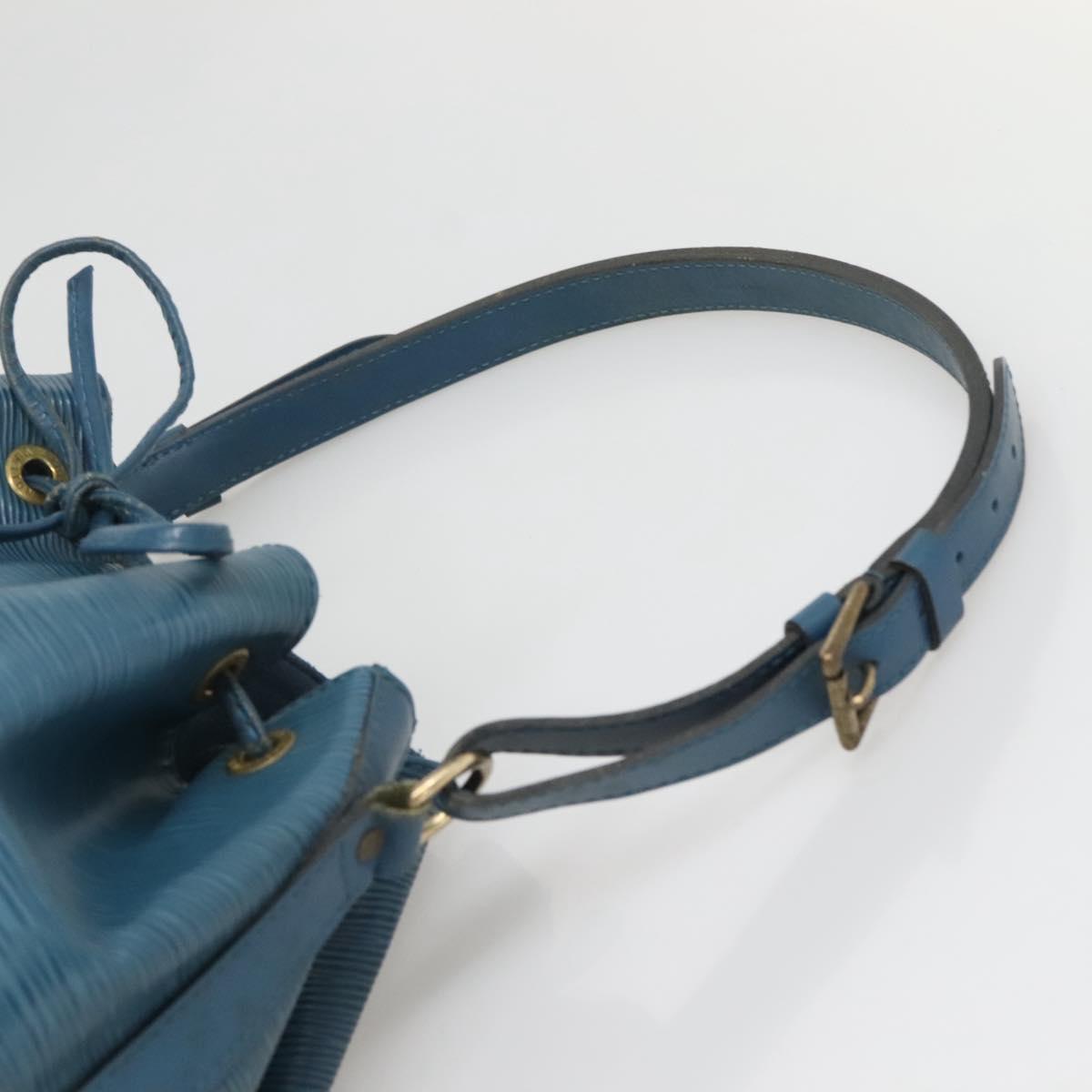 LOUIS VUITTON Epi Noe Shoulder Bag Toledo Blue M44005 LV Auth BA5424