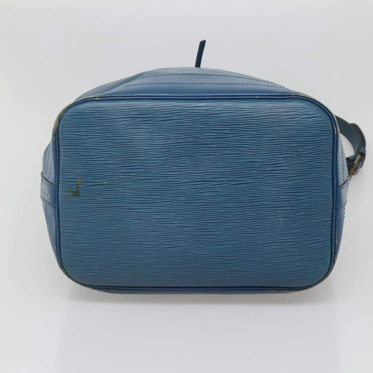 LOUIS VUITTON Epi Noe Shoulder Bag Toledo Blue M44005 LV Auth BA5424