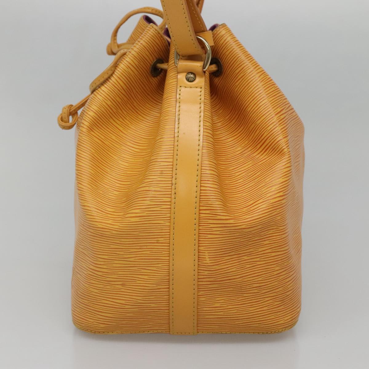 LOUIS VUITTON Epi Petit Noe Shoulder Bag Yellow M44109 LV Auth BA5425
