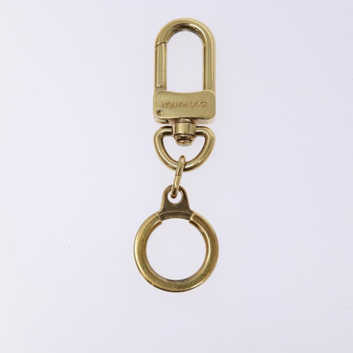 LOUIS VUITTON Anneau Cles Key Holder metal Gold Tone M62694 LV Auth BA5447