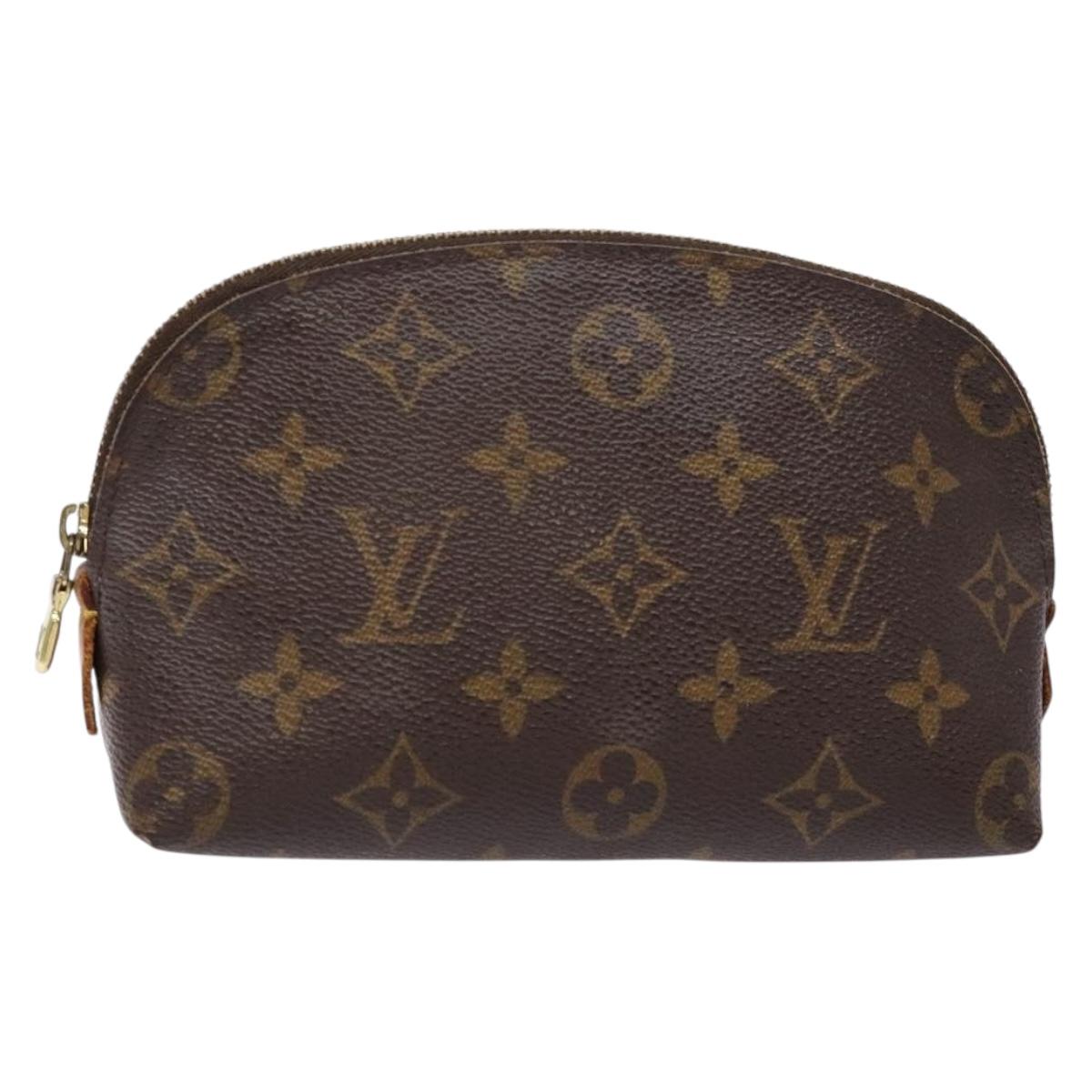 LOUIS VUITTON Monogram Pochette Cosmetic PM Pouch M43998 LV Auth BA5448