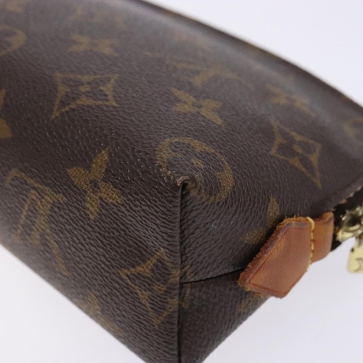 LOUIS VUITTON Monogram Pochette Cosmetic PM Pouch M43998 LV Auth BA5448