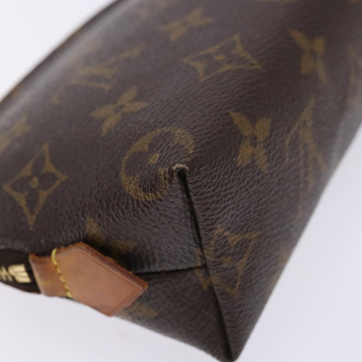 LOUIS VUITTON Monogram Pochette Cosmetic PM Pouch M43998 LV Auth BA5448