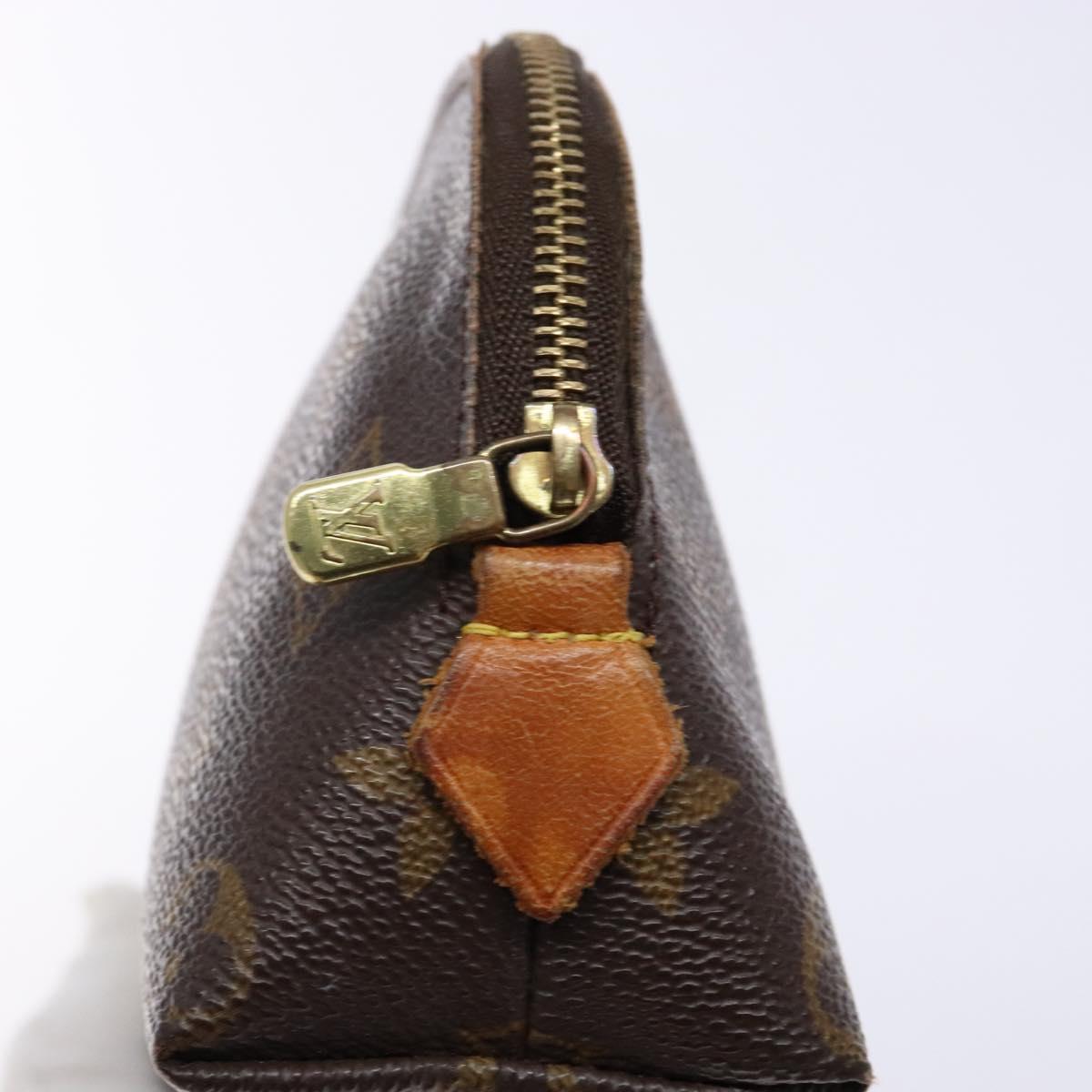 LOUIS VUITTON Monogram Pochette Cosmetic PM Pouch M43998 LV Auth BA5448