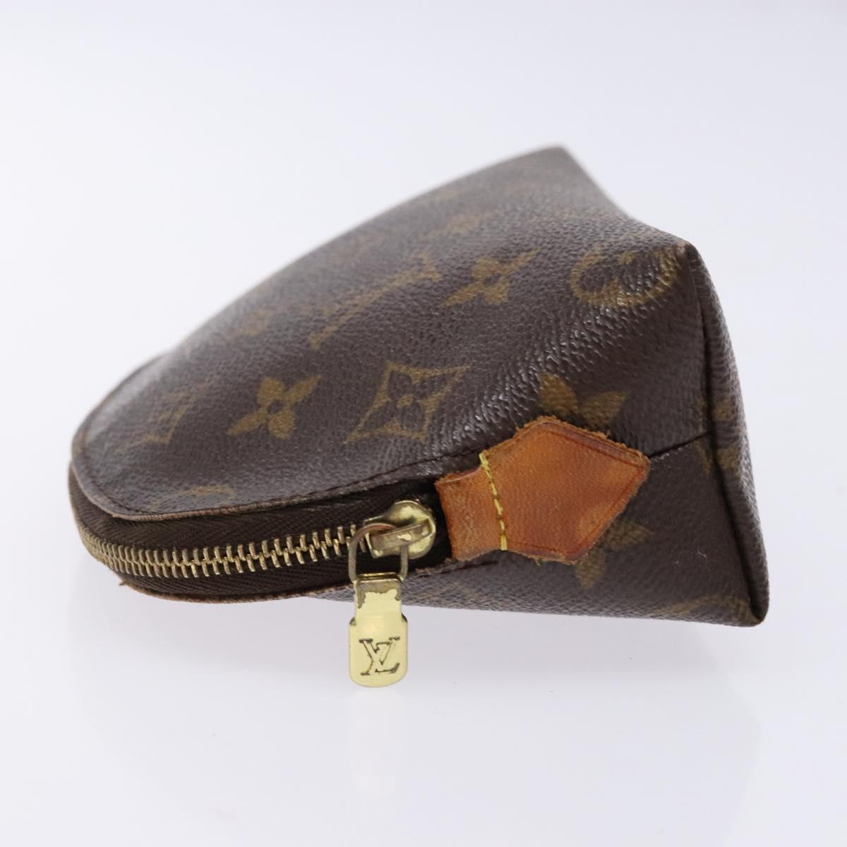 LOUIS VUITTON Monogram Pochette Cosmetic PM Pouch M43998 LV Auth BA5448