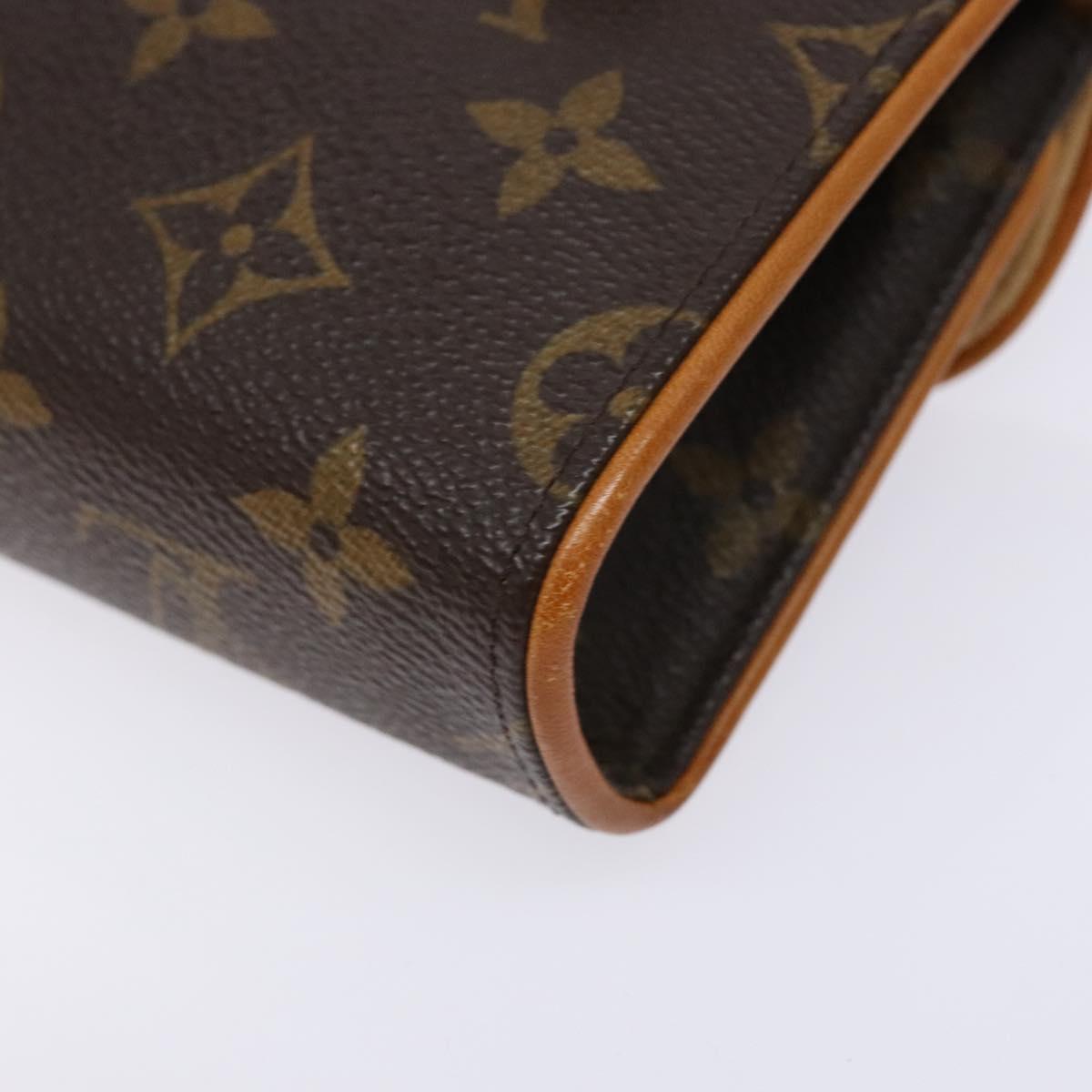 LOUIS VUITTON Monogram Pochette Florentine Waist bag M51855 LV Auth BA5449