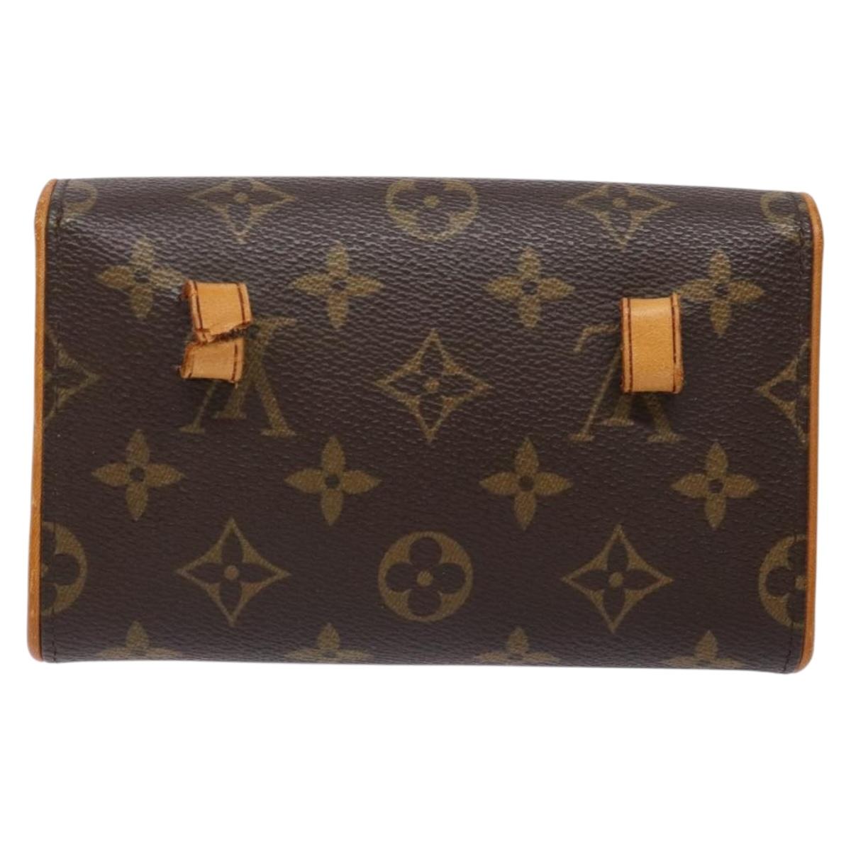 LOUIS VUITTON Monogram Pochette Florentine Waist bag M51855 LV Auth BA5449