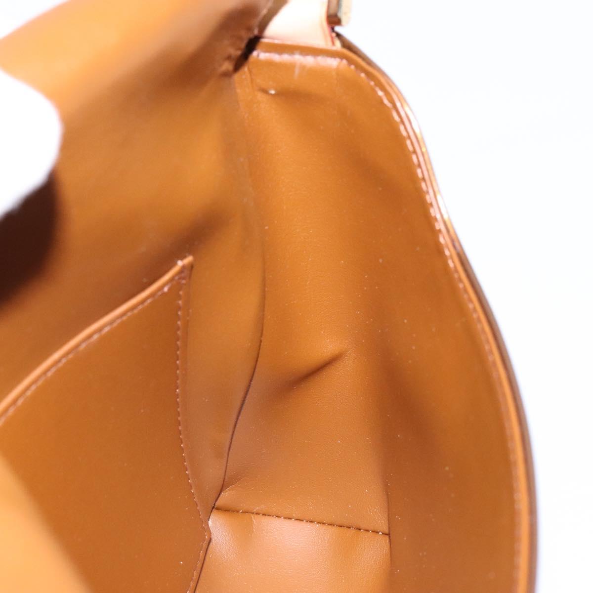 LOUIS VUITTON Monogram Vernis Thompson Street Bag Bronze M91124 LV Auth BA5450