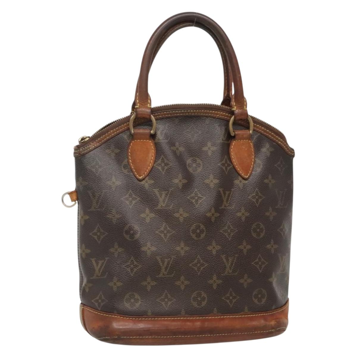 LOUIS VUITTON Monogram Lockit Hand Bag M40102 LV Auth BA5458
