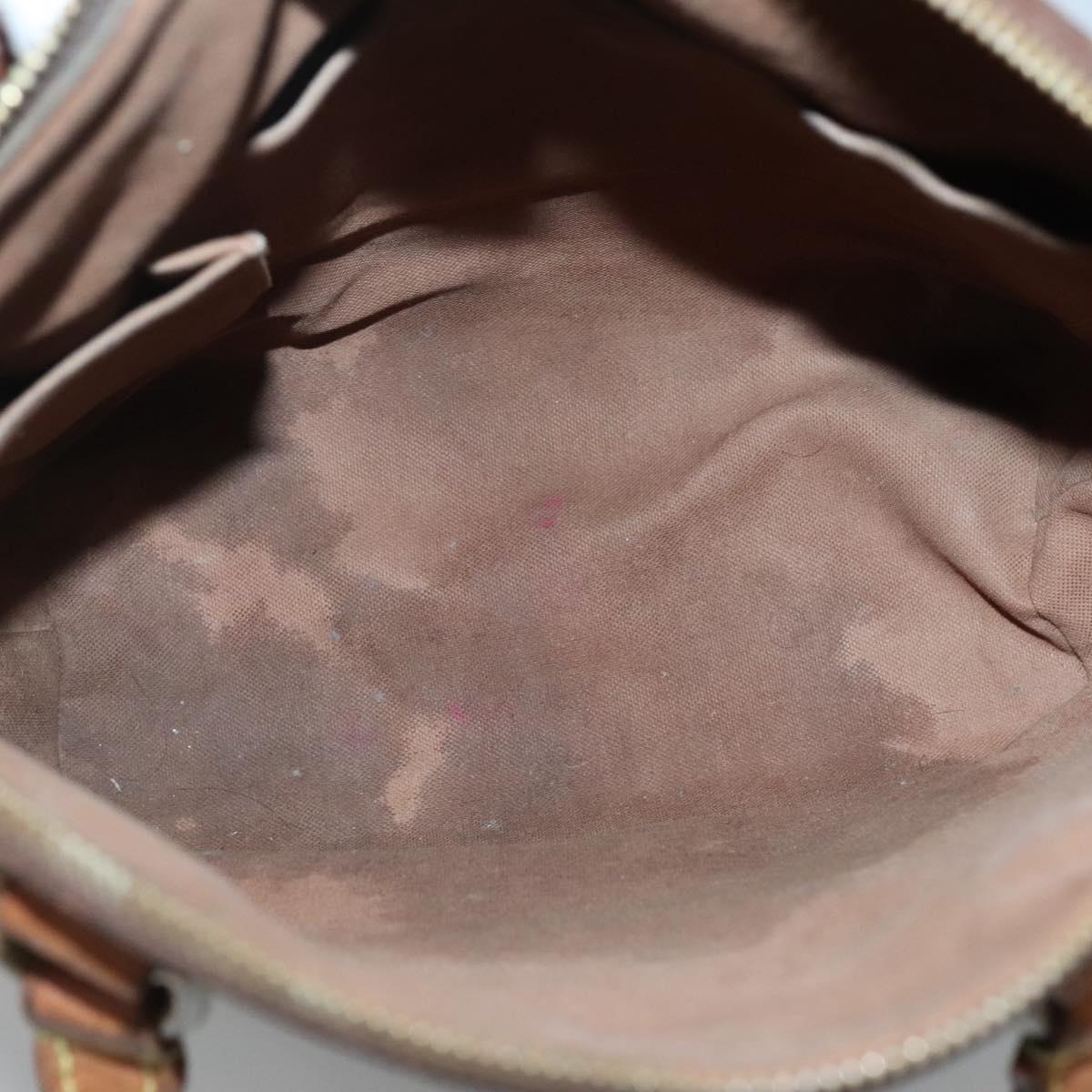 LOUIS VUITTON Monogram Lockit Hand Bag M40102 LV Auth BA5458