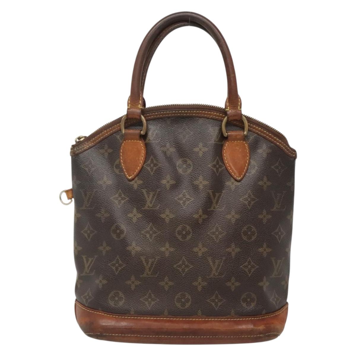 LOUIS VUITTON Monogram Lockit Hand Bag M40102 LV Auth BA5458