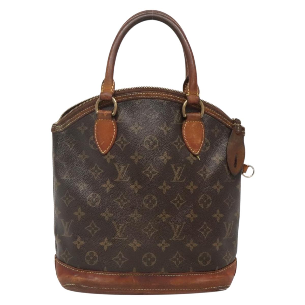 LOUIS VUITTON Monogram Lockit Hand Bag M40102 LV Auth BA5458
