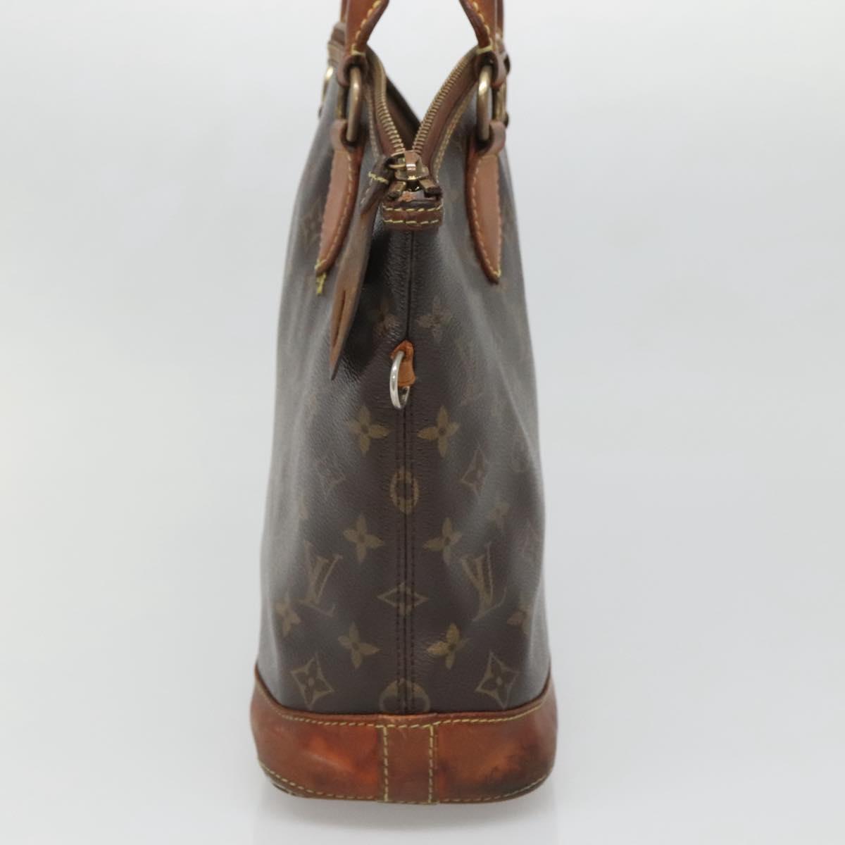 LOUIS VUITTON Monogram Lockit Hand Bag M40102 LV Auth BA5458