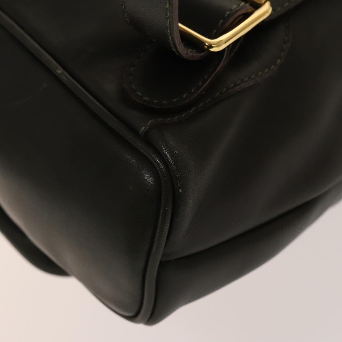 GUCCI Bamboo Backpack Leather Outlet Khaki Gold 003 3444 0030 Auth BA5469