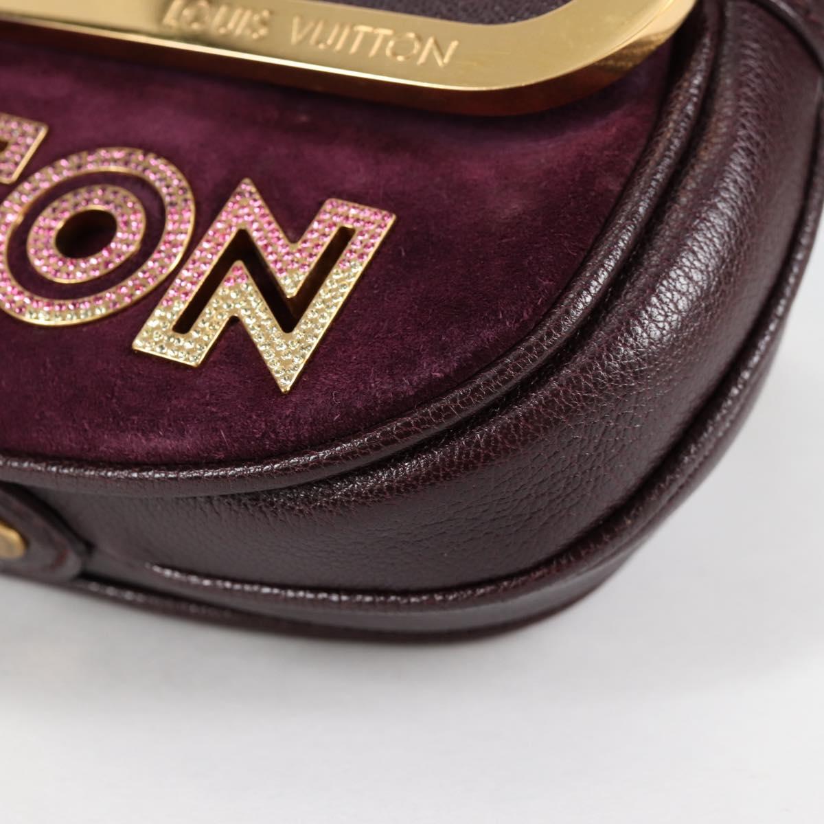 LOUIS VUITTON 2011S/S Avant Garde Pochette Bag Leather M97092 LV Auth BA5478V