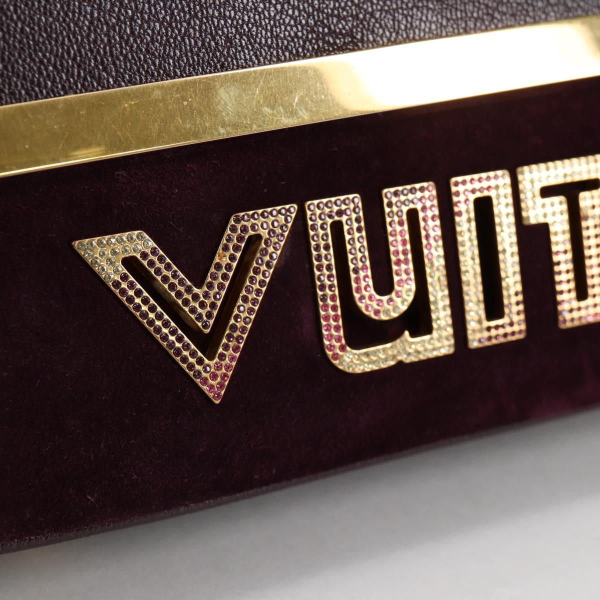 LOUIS VUITTON 2011S/S Avant Garde Pochette Bag Leather M97092 LV Auth BA5478V