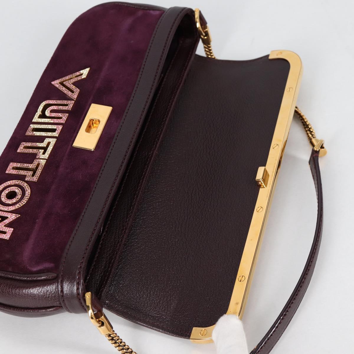 LOUIS VUITTON 2011S/S Avant Garde Pochette Bag Leather M97092 LV Auth BA5478V