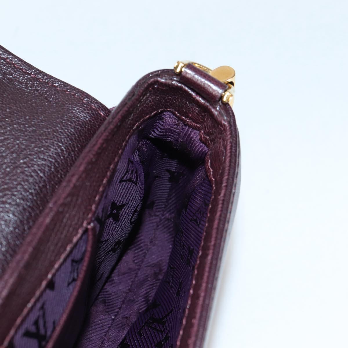 LOUIS VUITTON 2011S/S Avant Garde Pochette Bag Leather M97092 LV Auth BA5478V