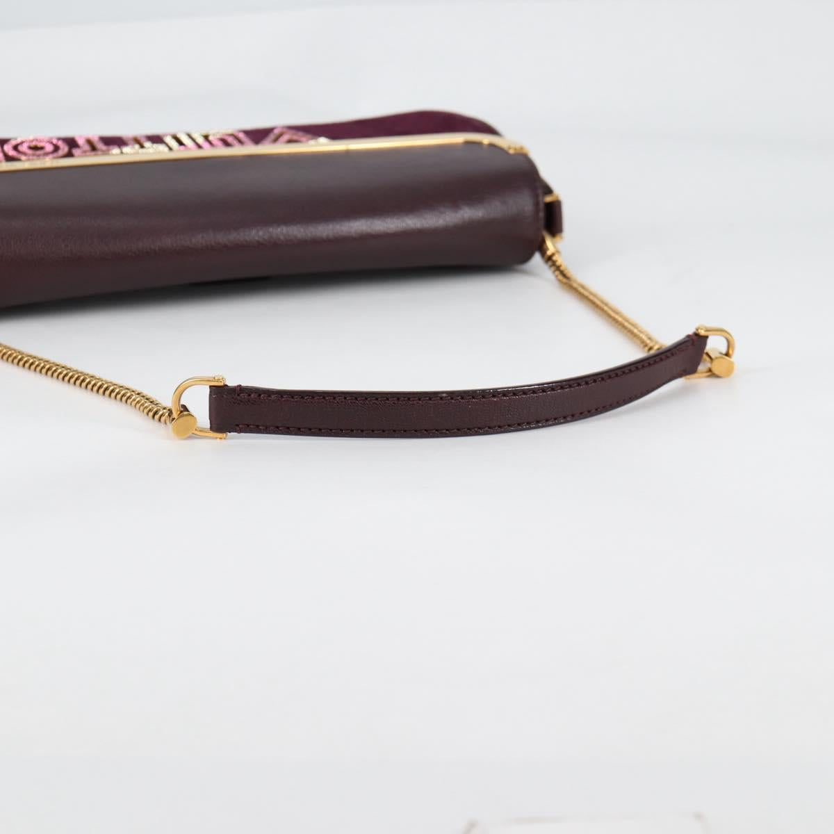 LOUIS VUITTON 2011S/S Avant Garde Pochette Bag Leather M97092 LV Auth BA5478V