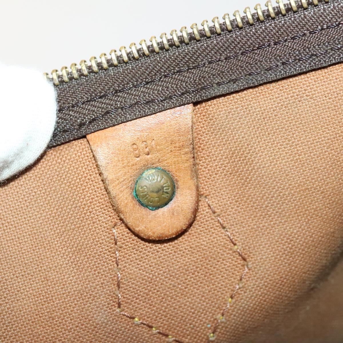 LOUIS VUITTON Monogram Speedy 35 Hand Bag Vintage M41524 LV Auth BA5479
