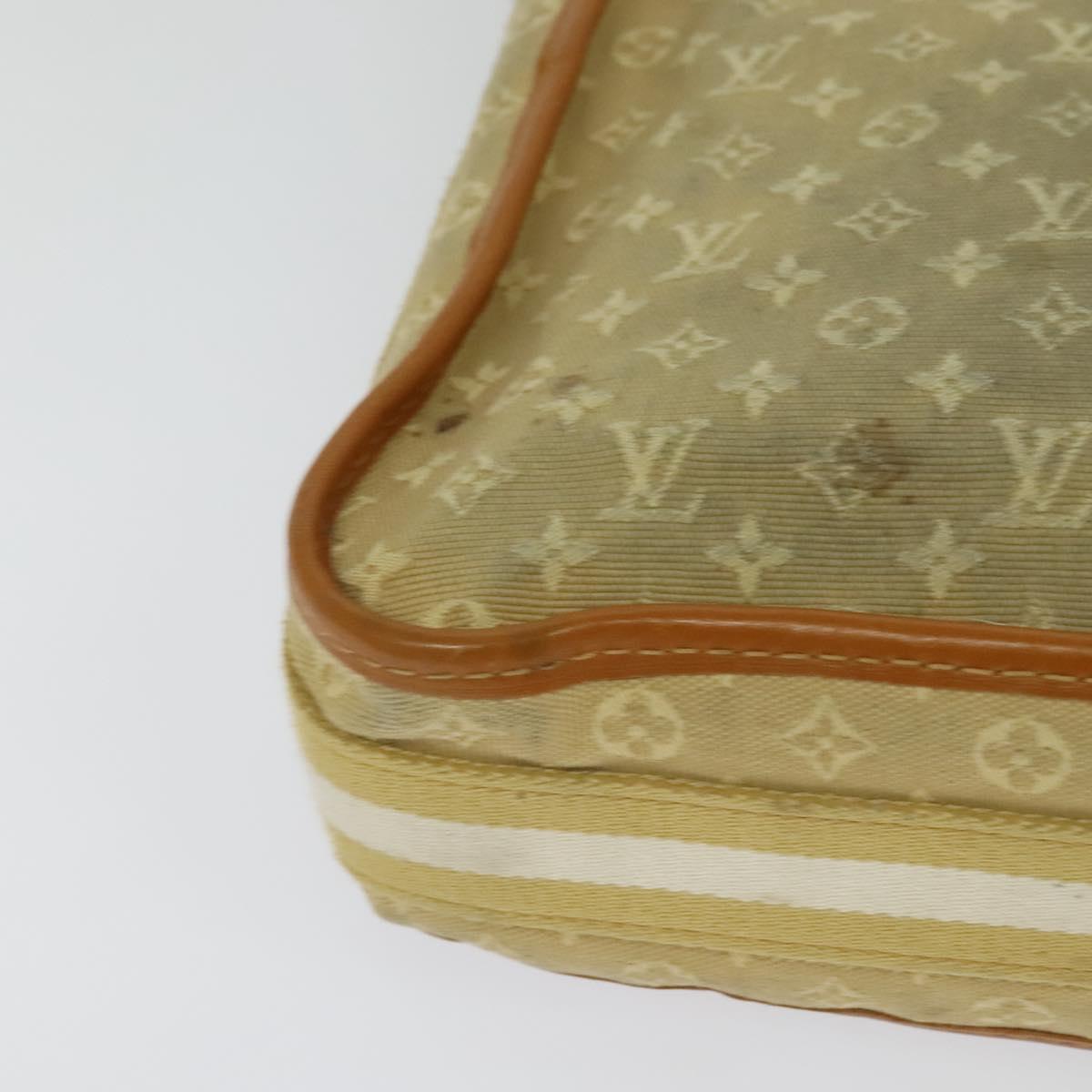LOUIS VUITTON Monogram Mini Buzas Marie Kate Bag Beige M92323 LV Auth BA549