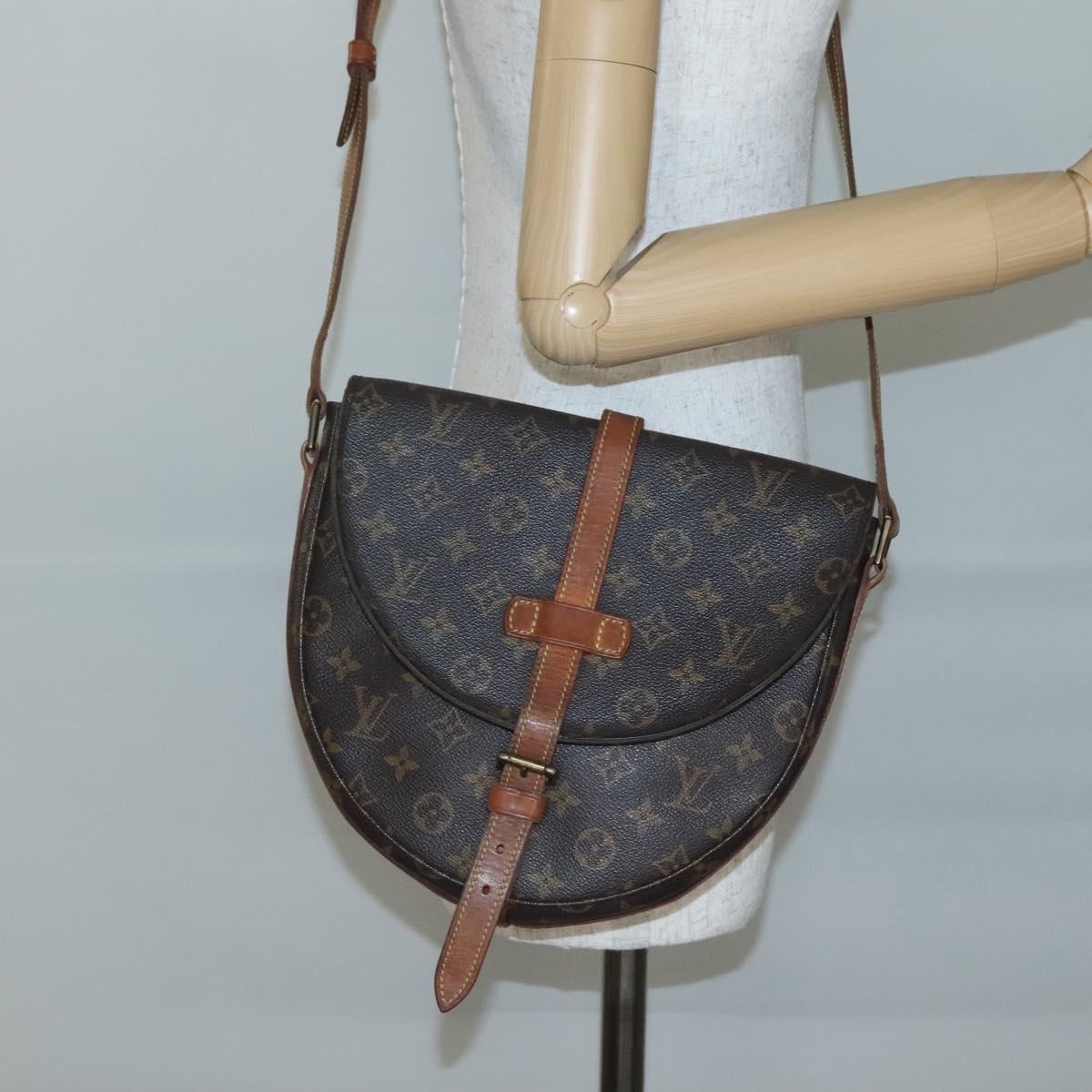 LOUIS VUITTON Monogram Chantilly GM Shoulder Bag M51232 LV Auth BA5499