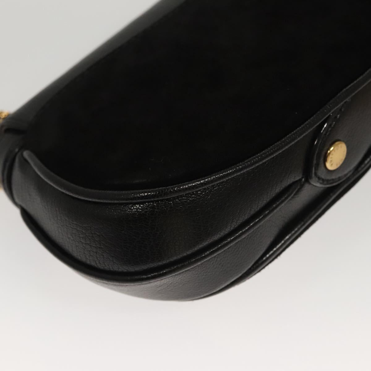 LOUIS VUITTON Avant Garde Shoulder Bag Suede Leather Black M97093 LV Auth BA550S