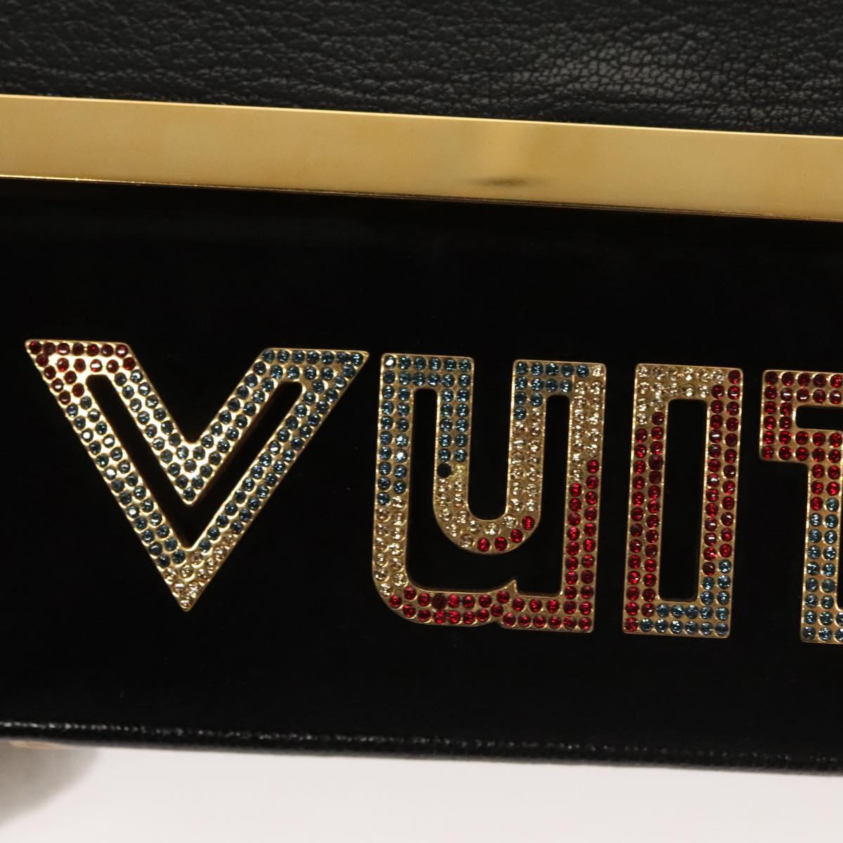 LOUIS VUITTON Avant Garde Shoulder Bag Suede Leather Black M97093 LV Auth BA550S