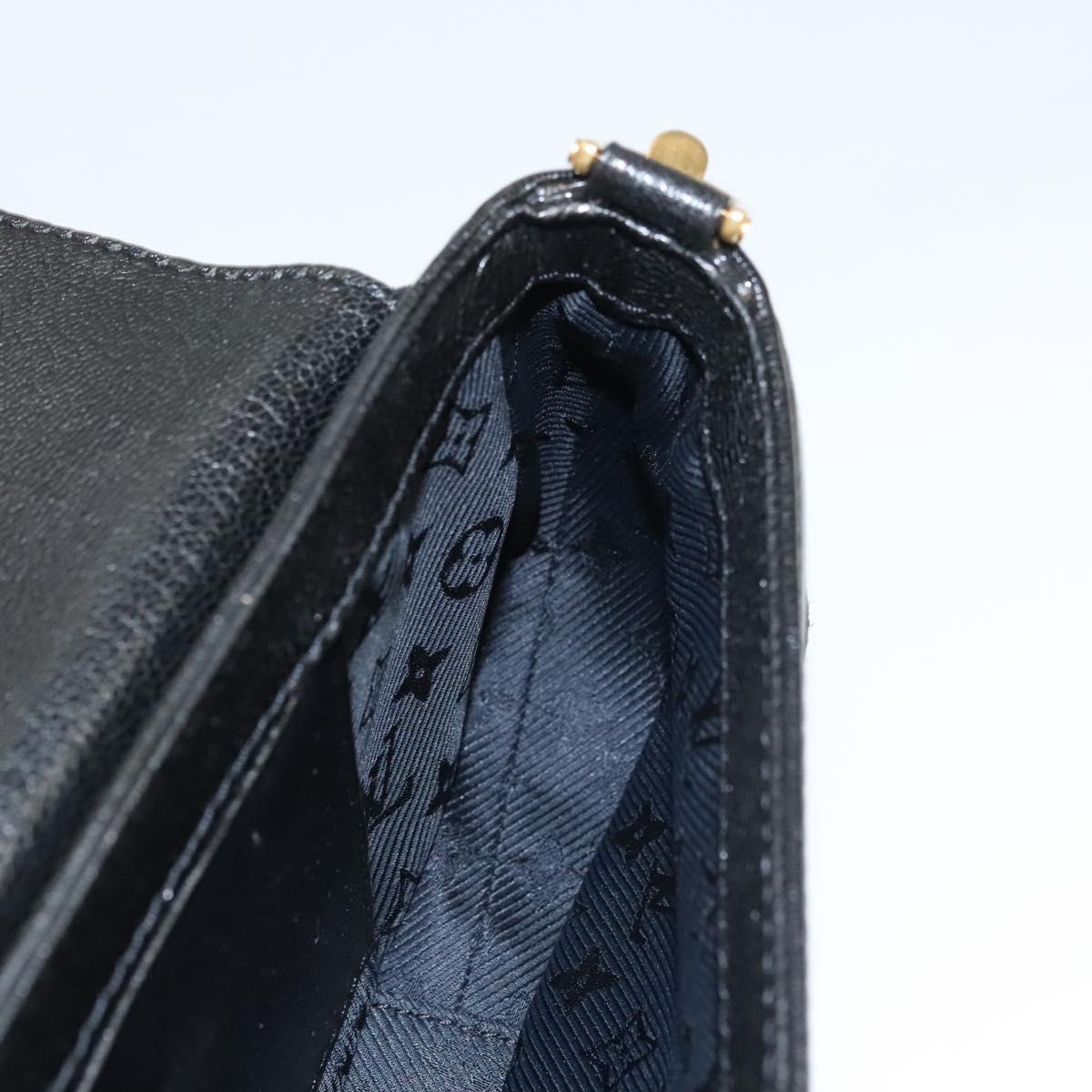 LOUIS VUITTON Avant Garde Shoulder Bag Suede Leather Black M97093 LV Auth BA550S