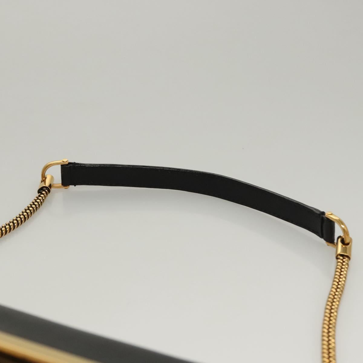 LOUIS VUITTON Avant Garde Shoulder Bag Suede Leather Black M97093 LV Auth BA550S