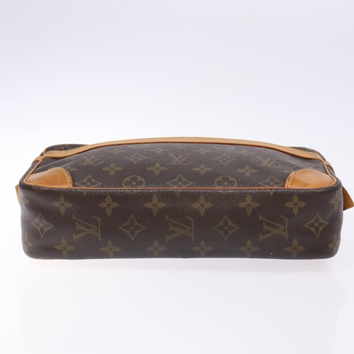LOUIS VUITTON Monogram Compiegne 28 Clutch Bag M51845 LV Auth BA5512