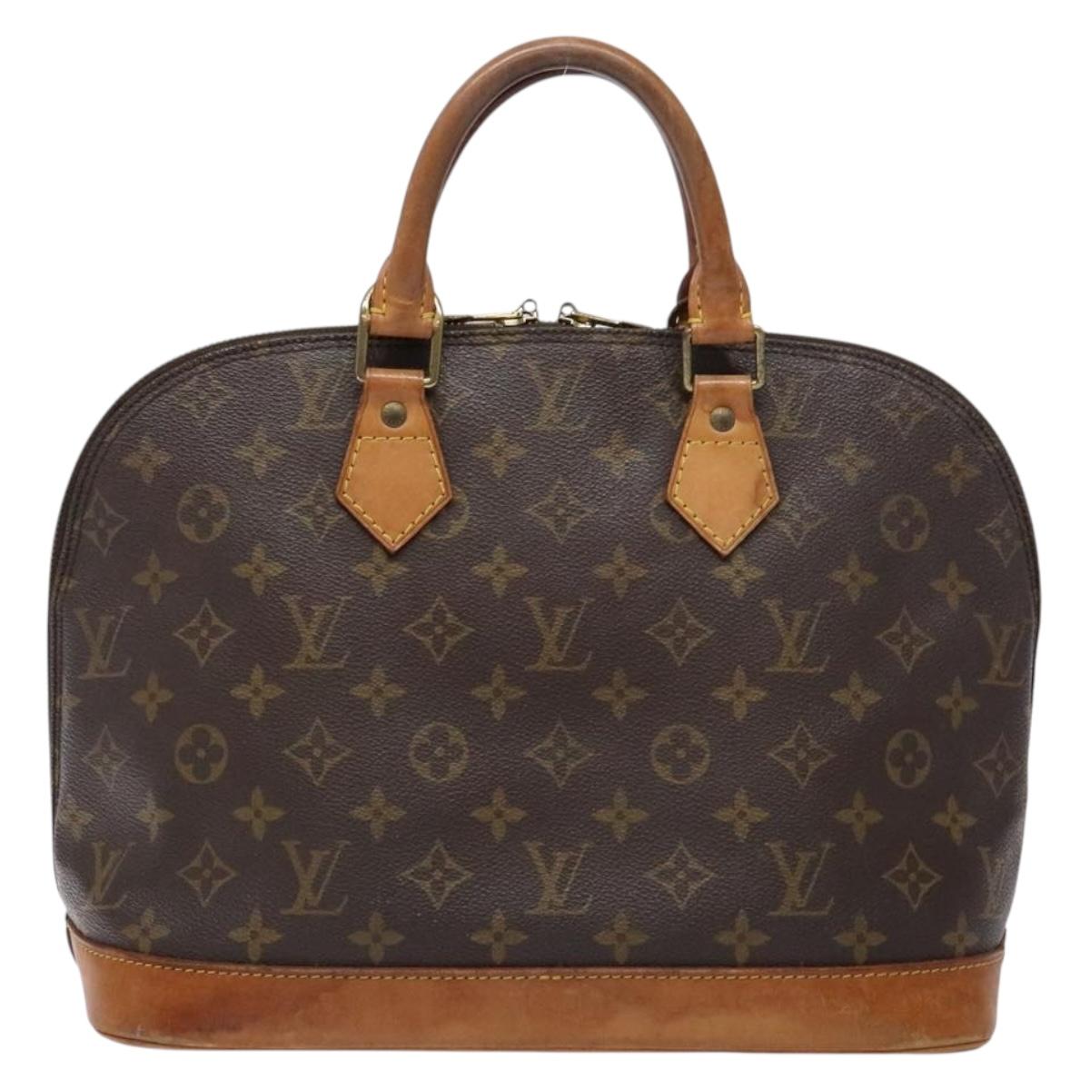 LOUIS VUITTON Monogram Alma Hand Bag M51130 LV Auth BA5513