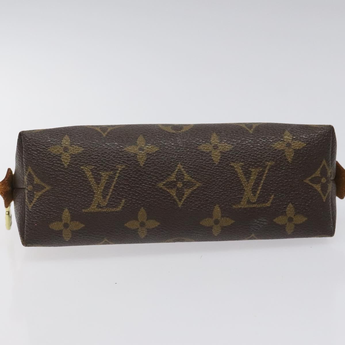 LOUIS VUITTON Monogram Pochette Cosmetic PM Cosmetic Pouch M47515 LV Auth BA552