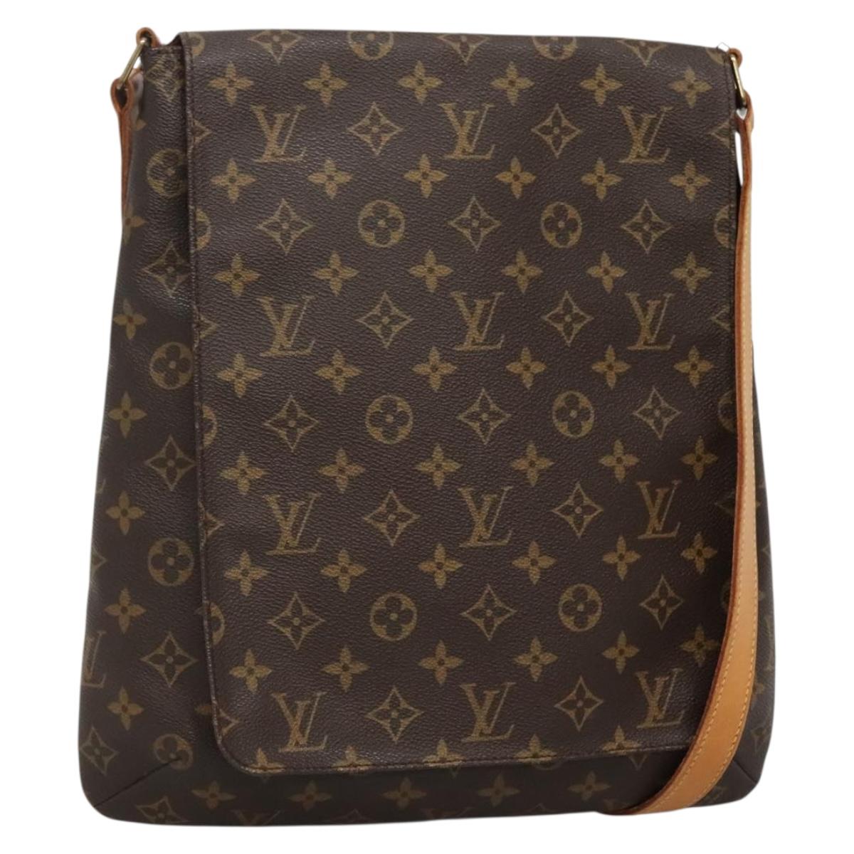 LOUIS VUITTON Monogram Musette Shoulder Bag M51256 LV Auth BA5521