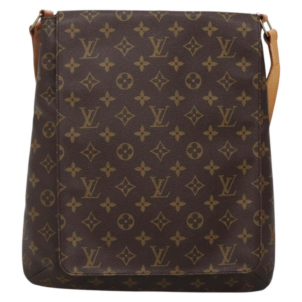 LOUIS VUITTON Monogram Musette Shoulder Bag M51256 LV Auth BA5521