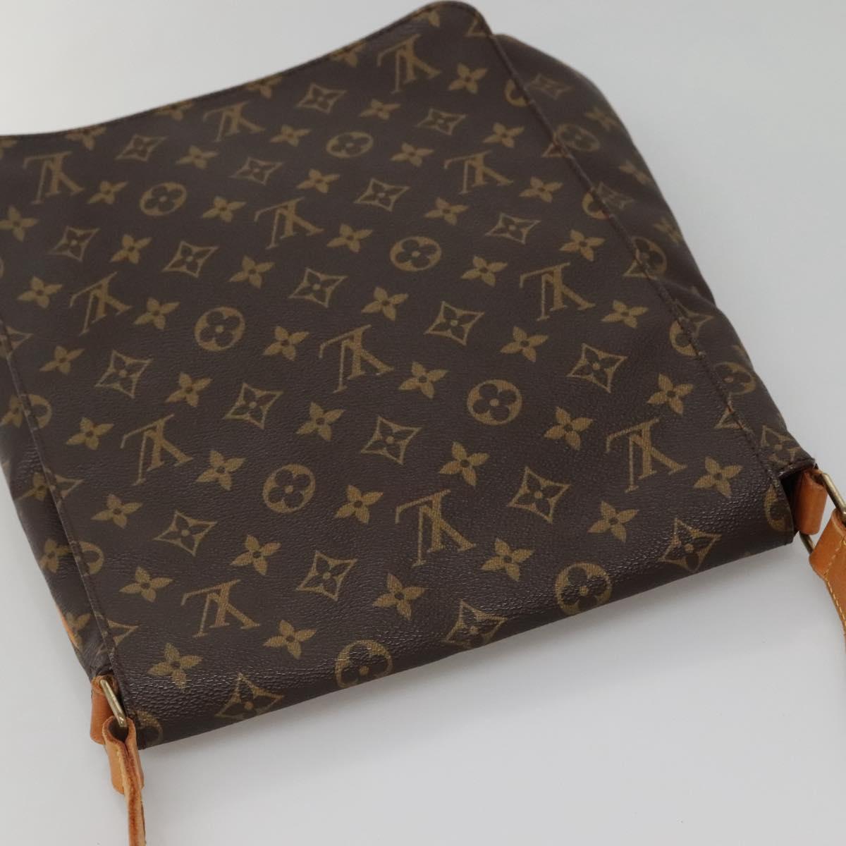 LOUIS VUITTON Monogram Musette Shoulder Bag M51256 LV Auth BA5521