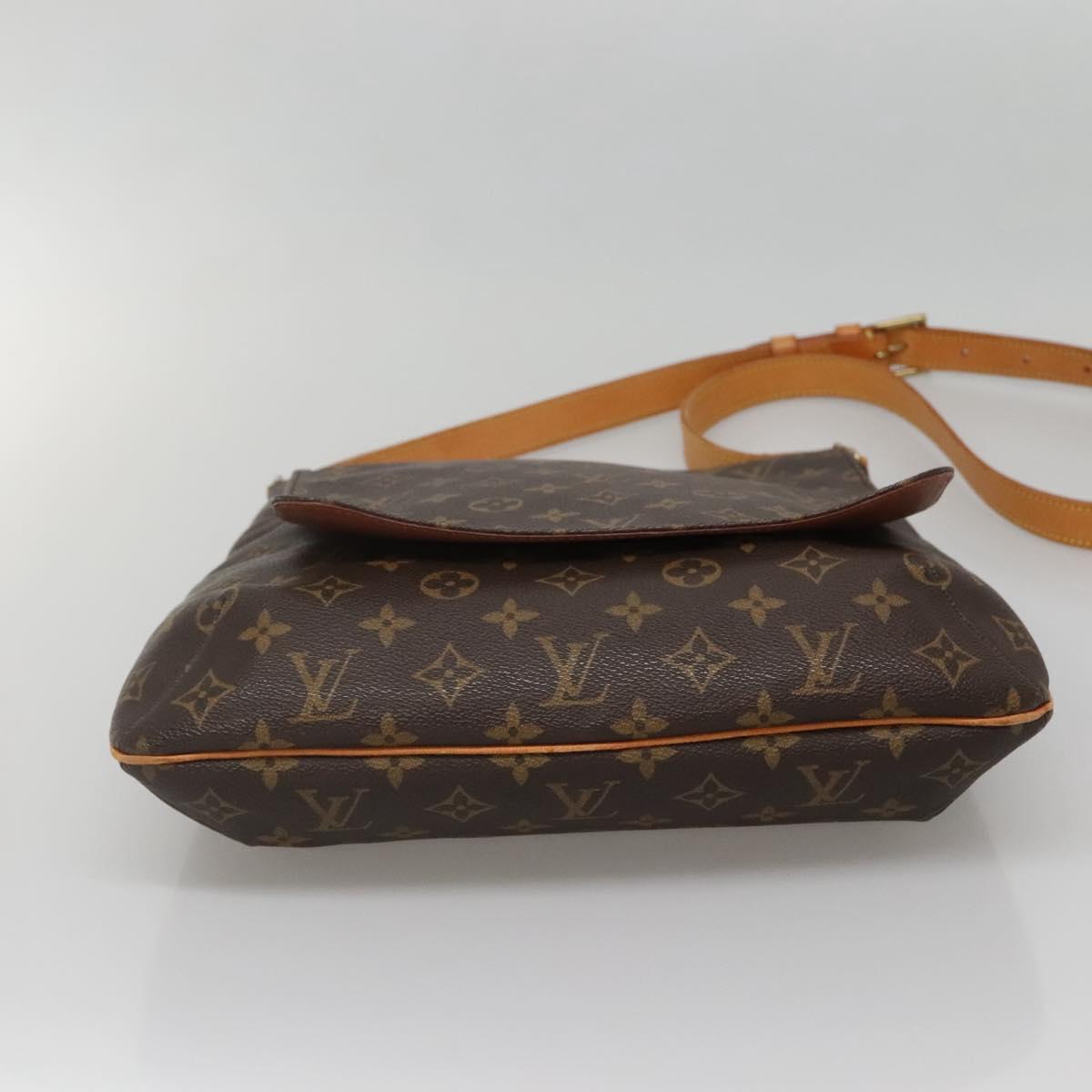 LOUIS VUITTON Monogram Musette Shoulder Bag M51256 LV Auth BA5521