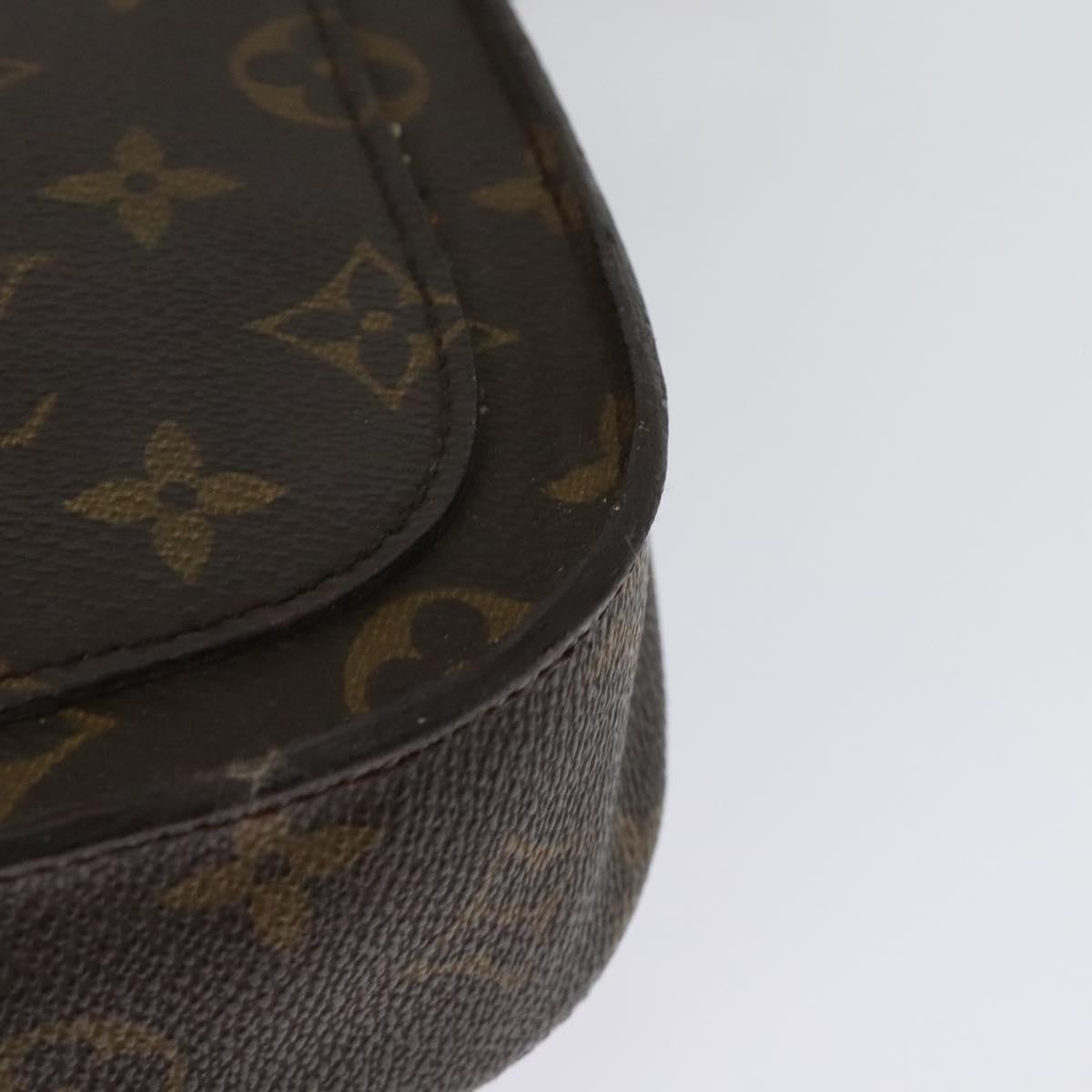 LOUIS VUITTON Monogram Saint Cloud MM Shoulder Bag M51243 LV Auth BA5536